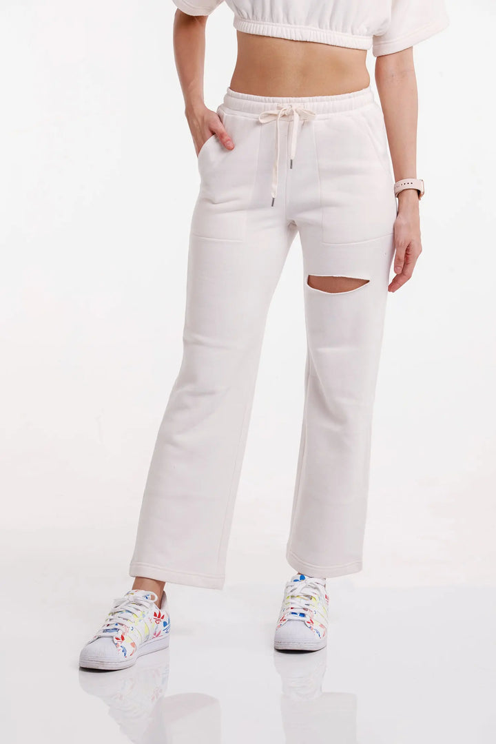 Off-White Straight Leg Joggers CAVA athleisure