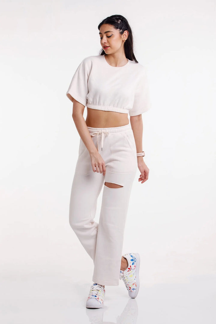 Off-White Straight Leg Joggers CAVA athleisure