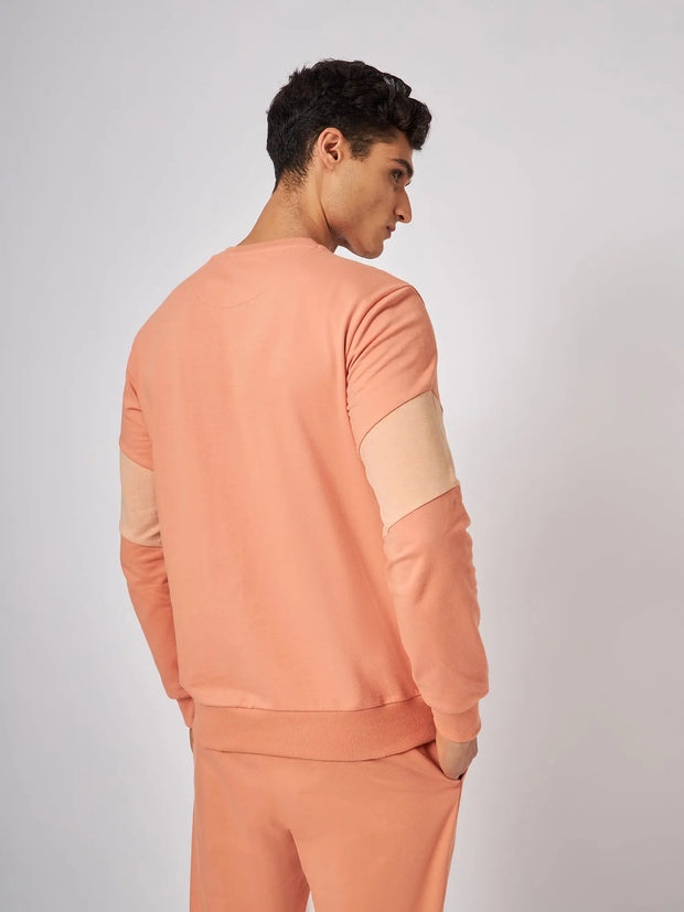Osaka Orange Patchwork Sweatshirt CAVA athleisure