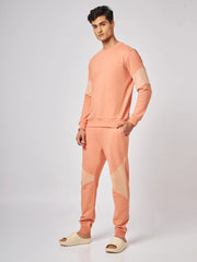 Osaka Orange Patchwork Sweatshirt CAVA athleisure