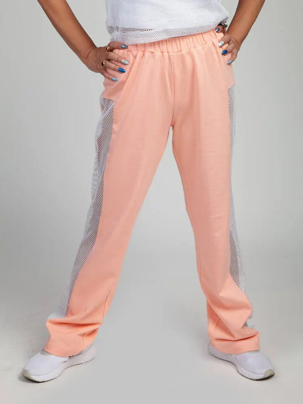 Pink Side Mesh Trousers CAVA athleisure