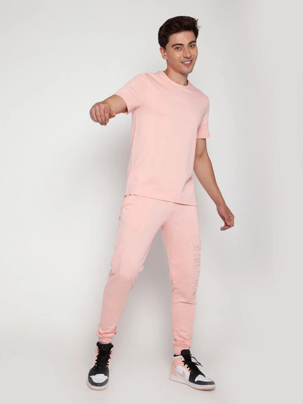 Salmon Athleisure Embossed Jogger CAVA athleisure