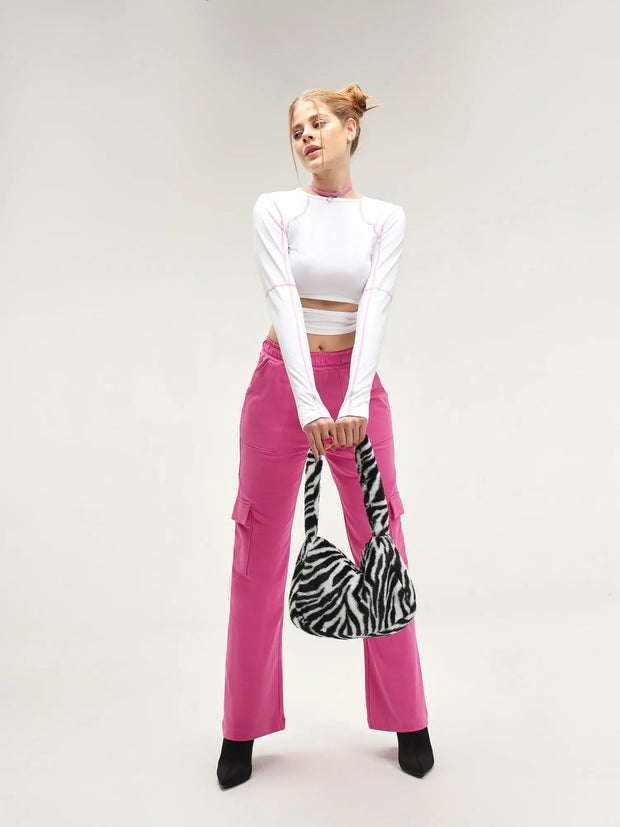 Seoul Pink Cyber Punk Co-ord Set CAVA athleisure