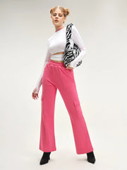 Seoul Pink Wide Cargo Joggers CAVA athleisure
