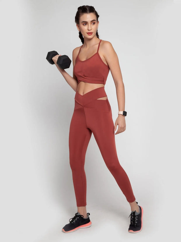 Sienna Brik Criss Cross Leggings CAVA athleisure