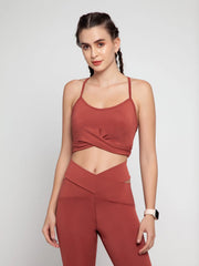 Sienna Brik Twist Sports Bra CAVA athleisure