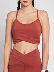 Sienna Brik Twist Sports Bra CAVA athleisure
