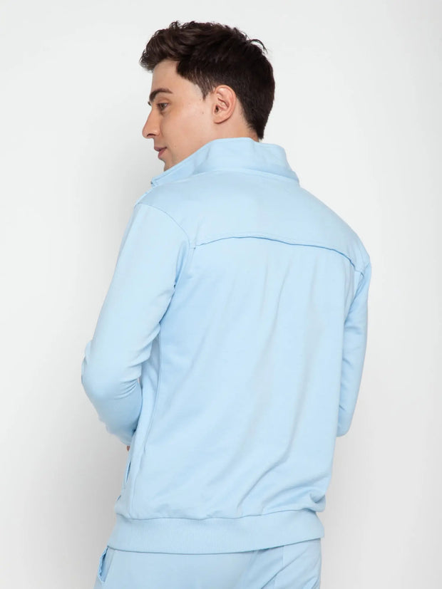 Sky Blue Removable Hooded Jacket CAVA athleisure