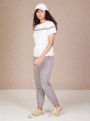 Slate stripe tee CAVA athleisure