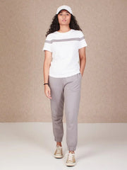 Slate stripe tee CAVA athleisure