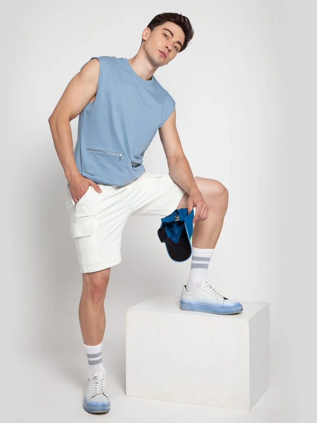 Sleeveless Tee and Shorts Co-ord Set CAVA athleisure