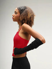 Tokyo Red Corset Top CAVA athleisure