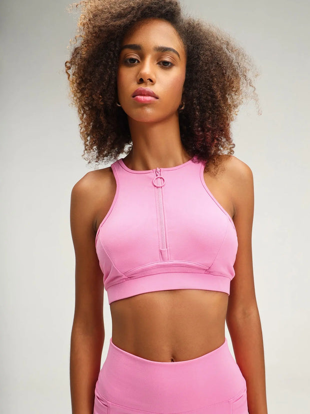 Tuscany Pink Sculpt Active Co-ord Set CAVA athleisure