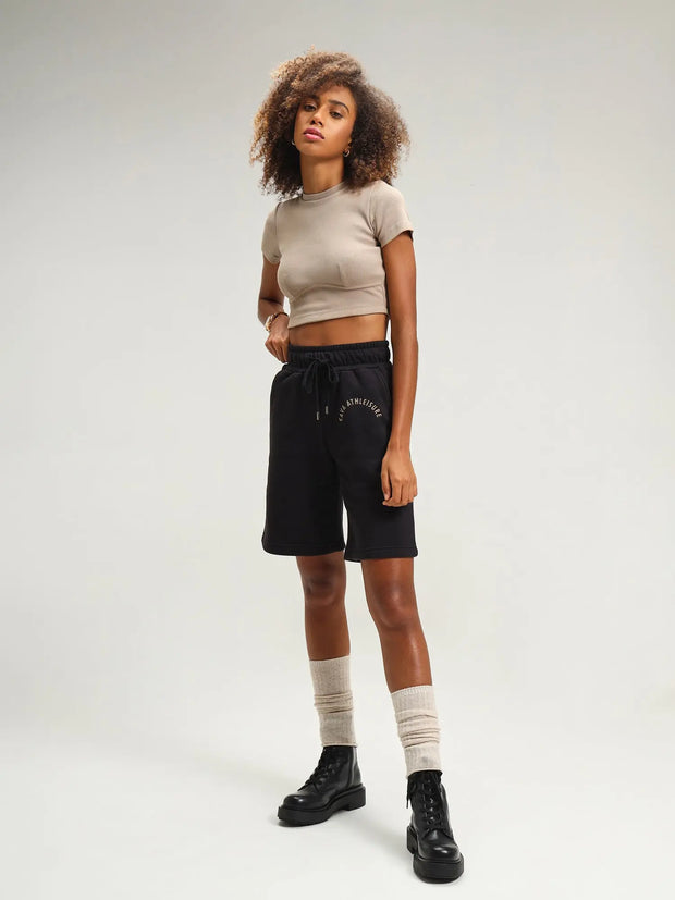 Vienna Mocha and Black Shorts Set CAVA athleisure