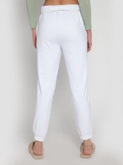 White Rolled-up Jogger CAVA athleisure